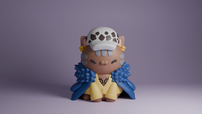 One piece-Trafalgar Law Nyan