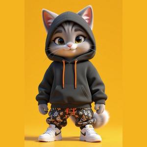 Urban Vibes / urban cat / fan art / art toy / magic makes