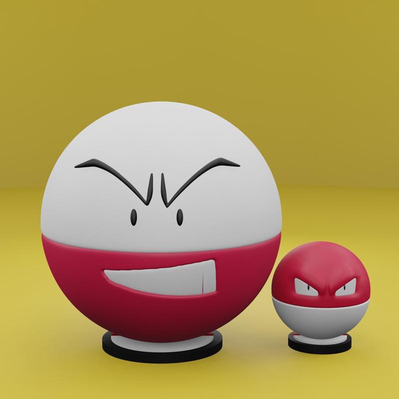 Pokemon No. 100, 101 Voltorb, Electrode