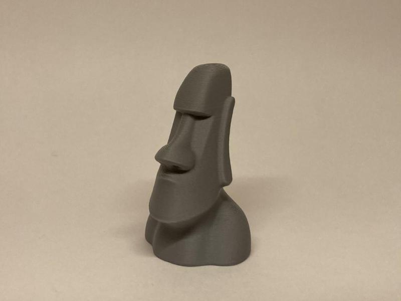 MOAI Inspired stone sculpture