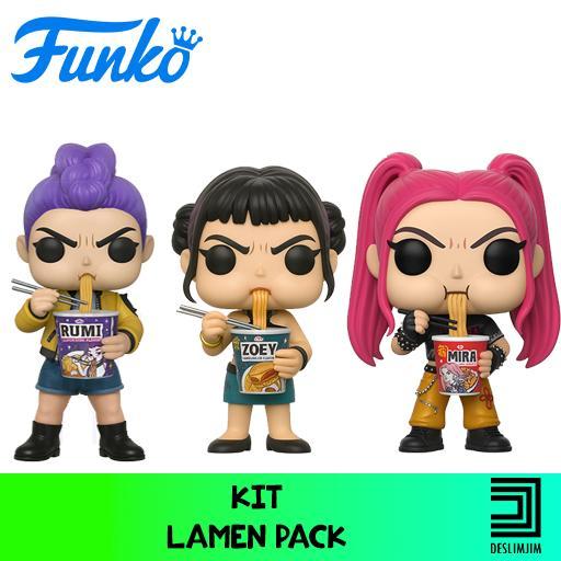 kpop demon hunters PACK Lamen Funko Pop