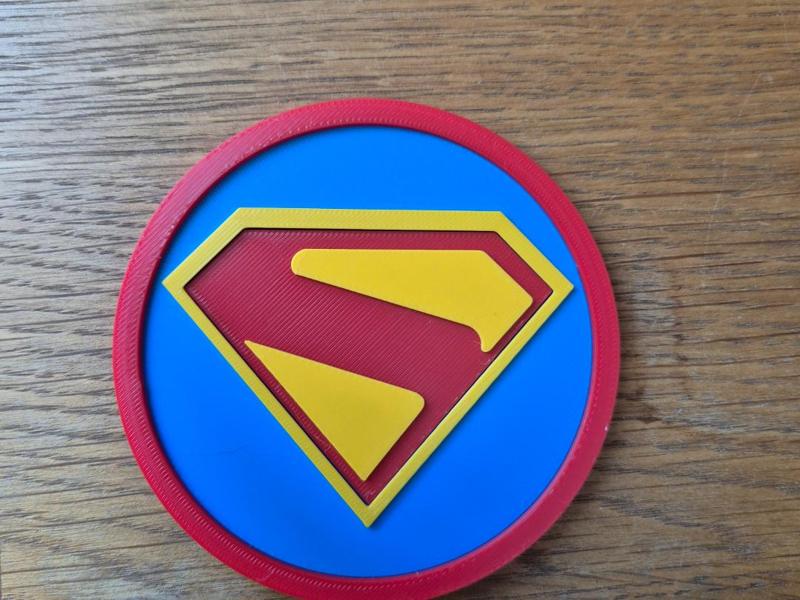 Superman coaster from James gunn superman film
