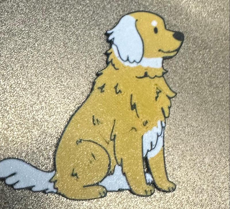 Cute Golden Magnet
