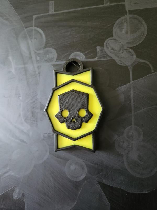 Helldiver 2 Medal keychain