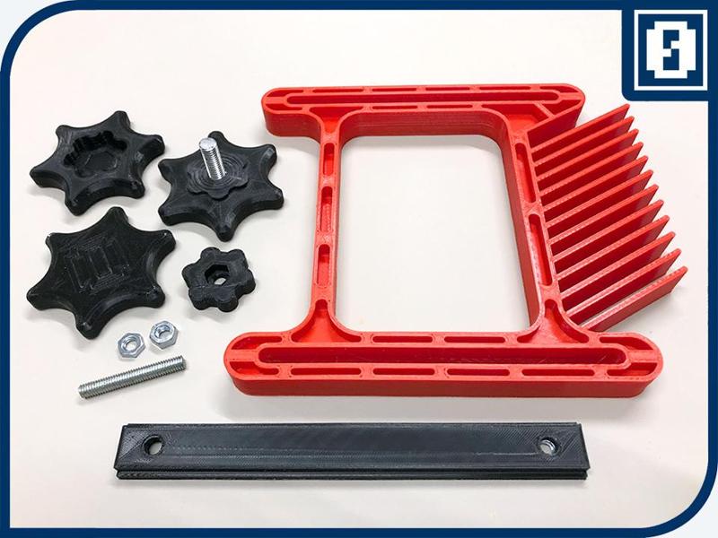 Featherboard with large star grip screw and T-Nut