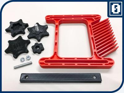 Featherboard with large star grip screw and T-Nut