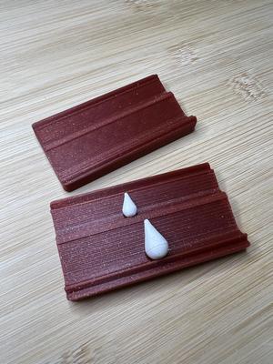 3D MODEL OF Drop BEAD ROLLER 10 MM, 15 MM FOR POLYMER CLAY.