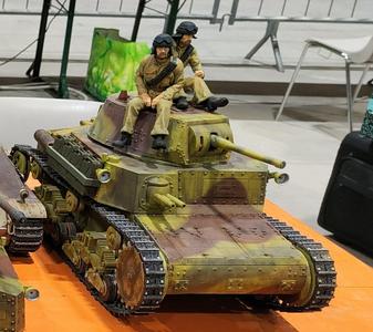 Rc tank Semovente 75-18/M40 and Carro Armato M13/40 1-10 Rc tank