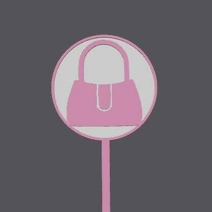 BARBIE MINI CAKE TOPPER - Handbag