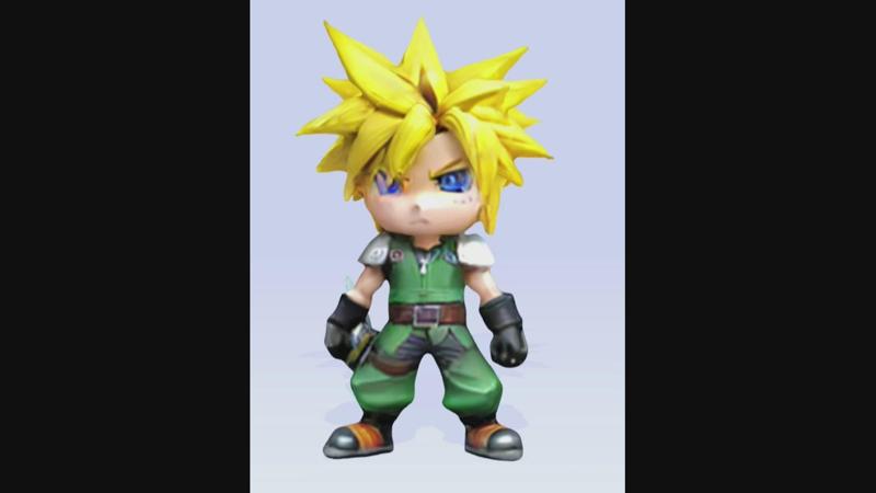 Cloud - Final Fantasy VII / Action Figure / STL