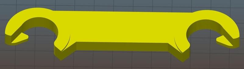 Dual 19mm Motorzange / Motorschlüssel / Motorkey 3 Inch