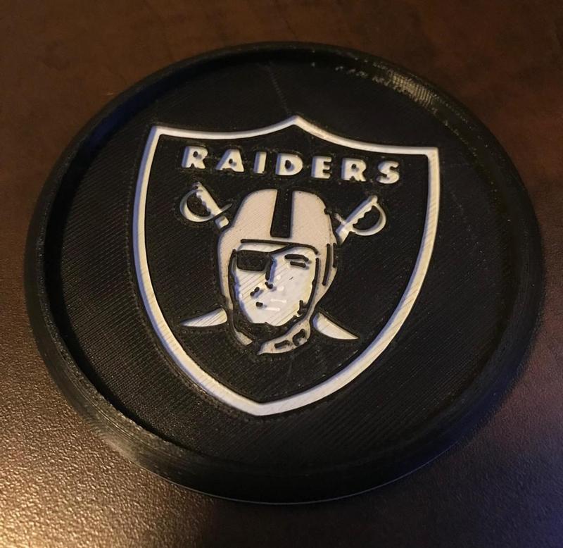 Oakland Raiders Coaster REMIX