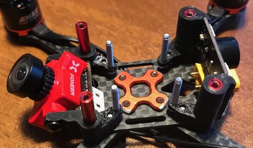 VX110 2,5" frame - camera, LED, buzzer, XT30 mount