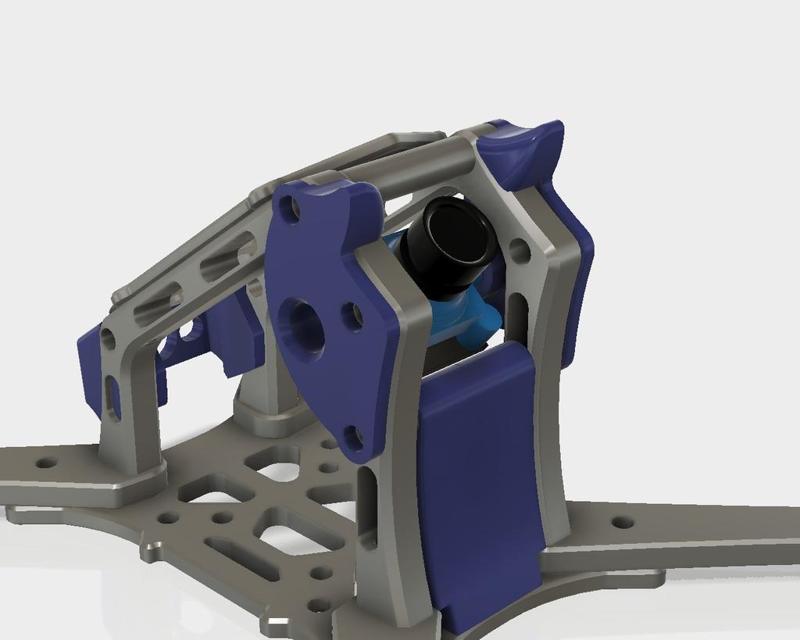 Seeker Micro Cam Mount with Horns