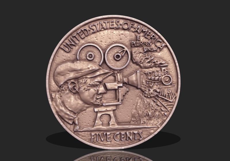 five cents coin united states of America