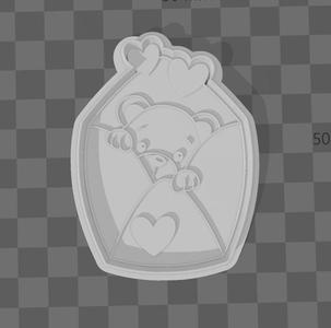 TEDDY BEAR COOKIE CUTTER AND MARKER