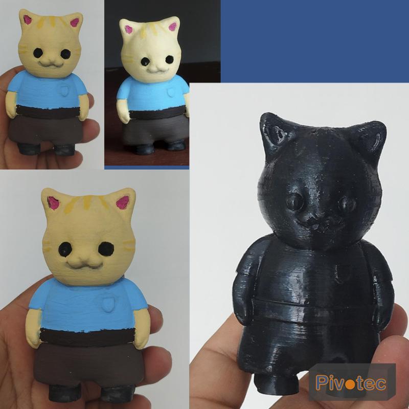 Sylvanian families cat with clothes