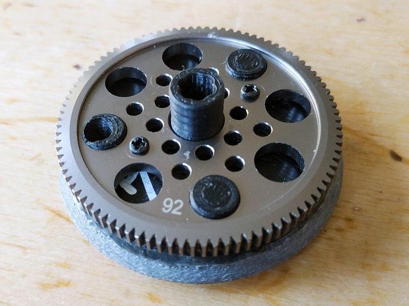 92T 48p gear adapter for Toranado Precision Geared Extruder