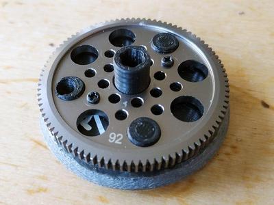 92T 48p gear adapter for Toranado Precision Geared Extruder