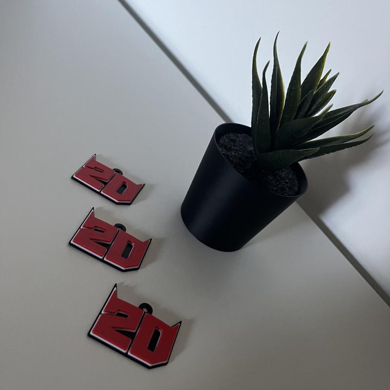 FABIO QUARTARARO 20 (MOTOGP) KEYCHAIN