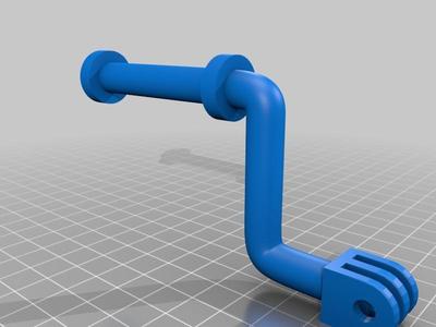 GoPro Elbow Handle (With Space to Cord Wrap)