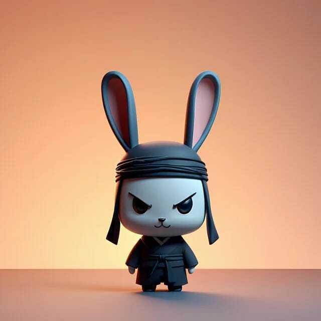 Ninja Rabbit Cute 🥷