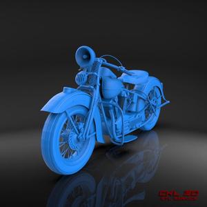 Harley Davidson F 1946 STL PRINTABLE