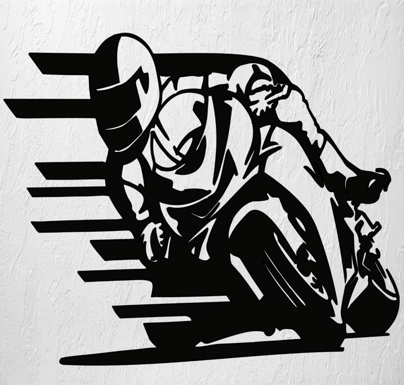 BIKER WALL ART 2D DECORATION