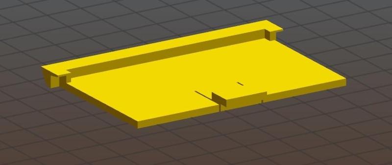 Coleco Bowlatronic Battery Cover