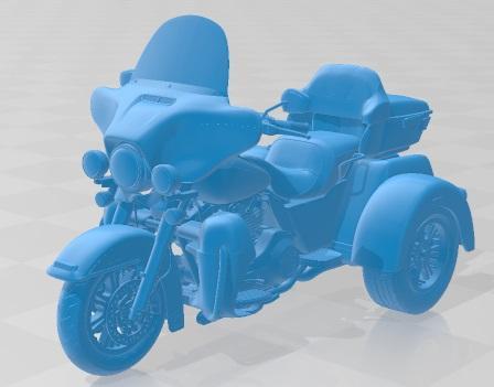 Harley Davidson TriGlide 2015 Printable Motorbike