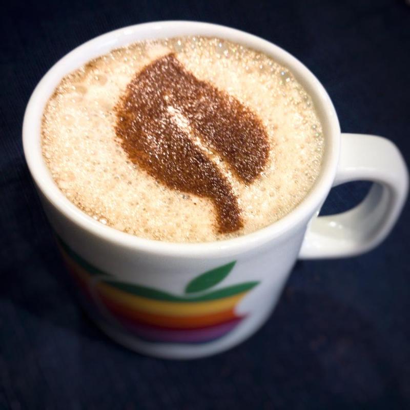 Coffee Stencil - Leaf