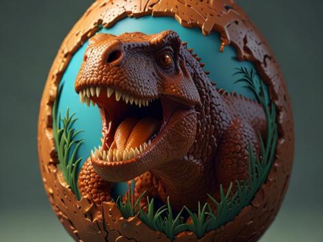 Dino Easter Egg Paint Your Own