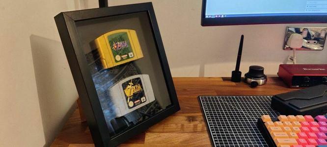 N64 Game Cartridge Holder Mount for Display - Nintendo 64