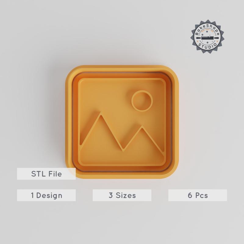 Festive Landscape Shape Cutter & Stamp Set, Perfect for Cookies & Fondant, S/M/L, Holiday Decoration, Seasonal Display, Christmas Ornament PRODUCT_4904