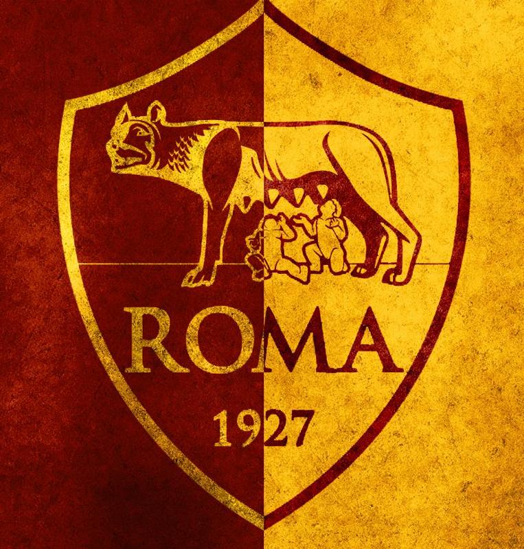AS ROMA LOGO BANDIERA