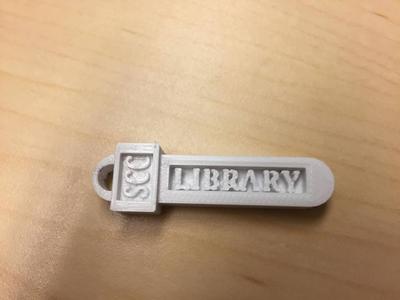 SCC Library Keychain