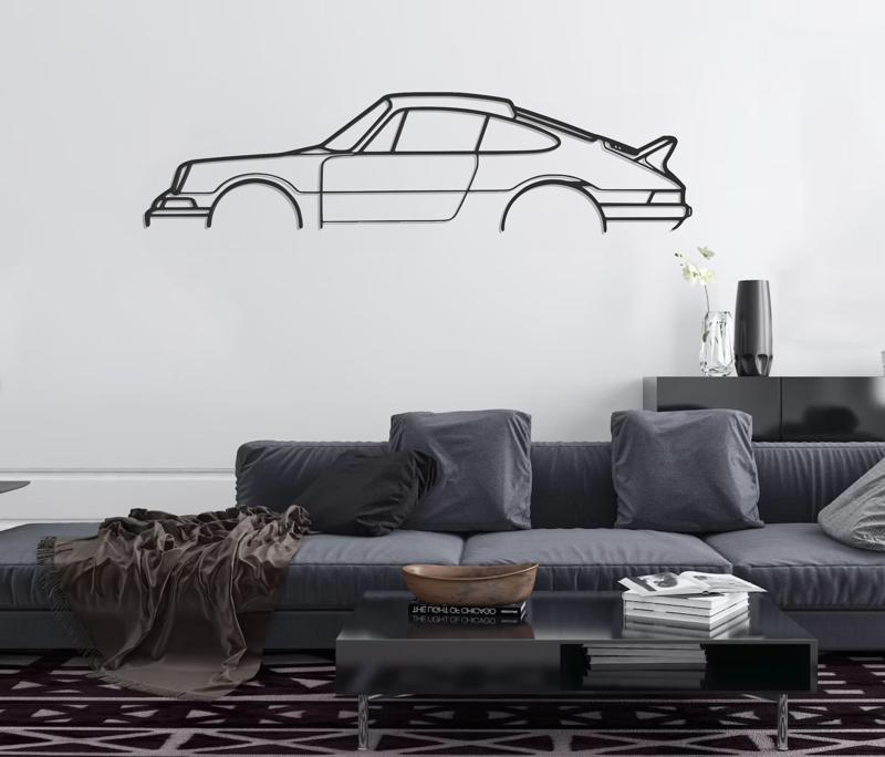 PORSCHE 911 CARRERA RS 2.7 - LINE ART