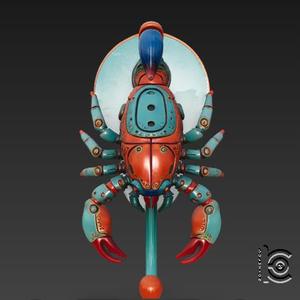 ScorpiHook - Mecha Tail Scorpion STL