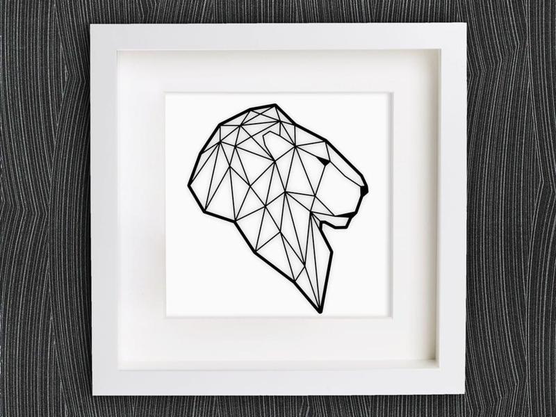 Customizable Origami Lion Head