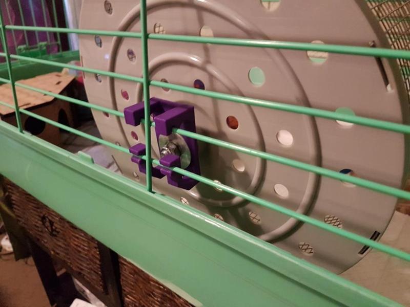 Pet Exercise Wheel Cage Bracket