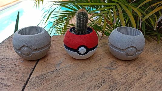 Poke mold - cement pot for plants