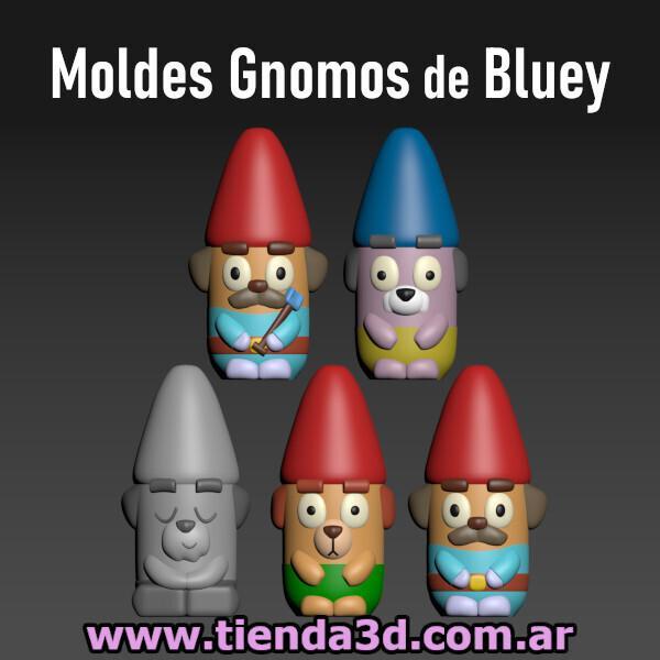 Bluey Gnome Molds