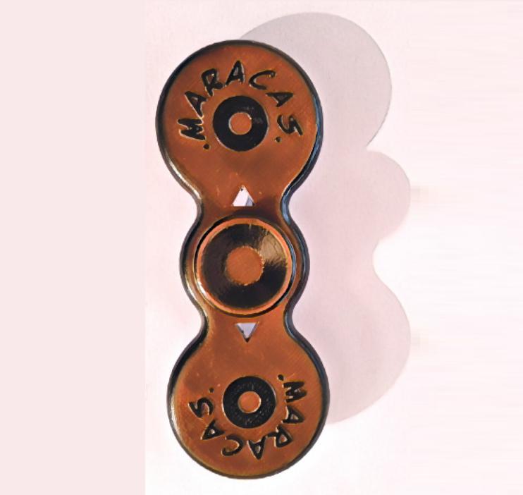 Hand spinner maracas