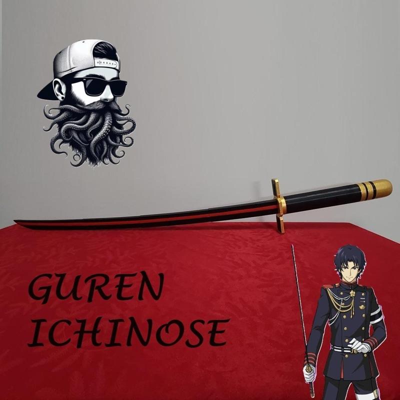 GUREN ICHINOSE - COLLAPSING KATANA + WALL HANGER