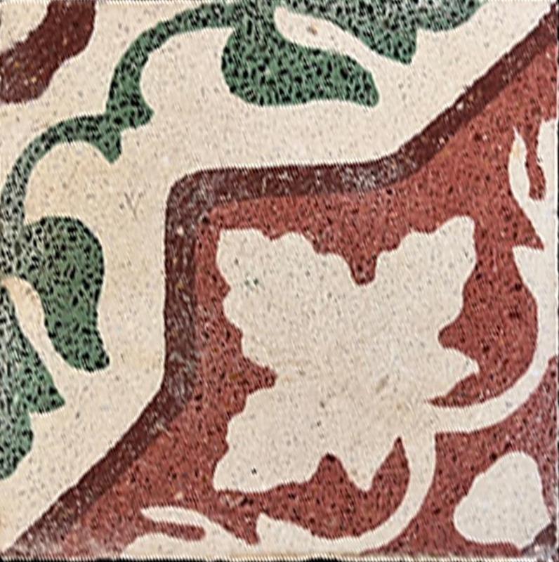 Hydraulic Malta/Spain Tile Design Mold - Carpet Design 17