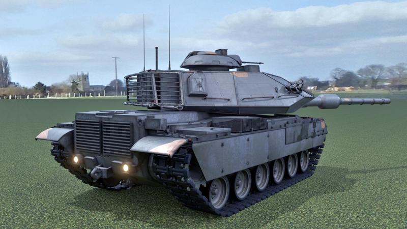 M60T Sabra Tank Low-poly