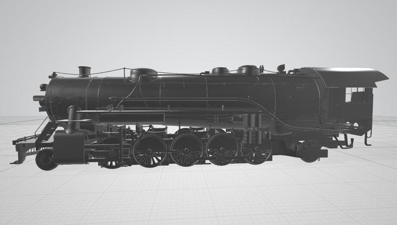 2-10-2 Santa Fe steam locomotive