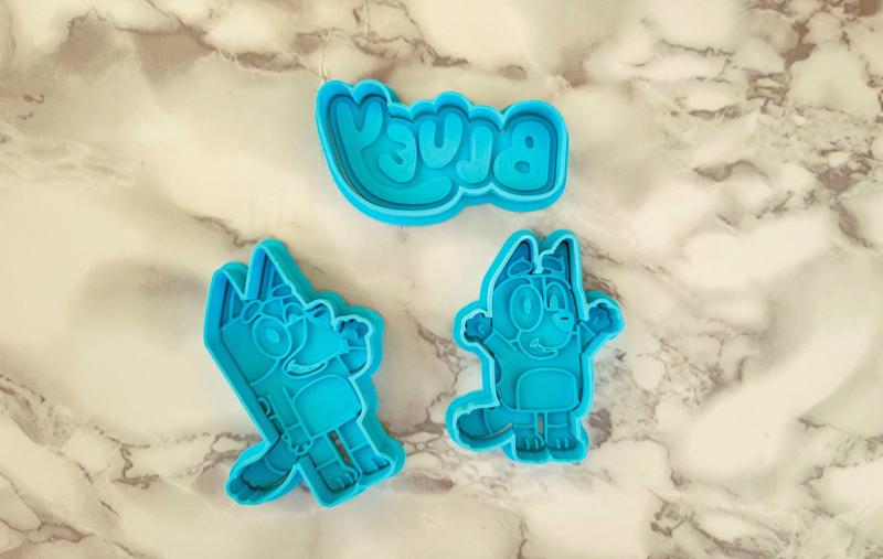 Bluey cookie cutters