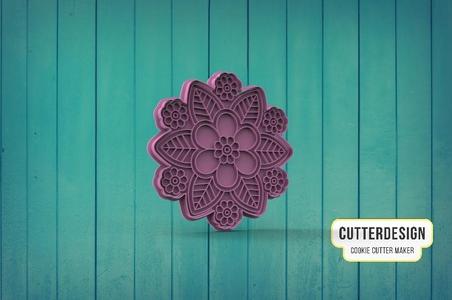 Floral Mandala Cookie Cutter