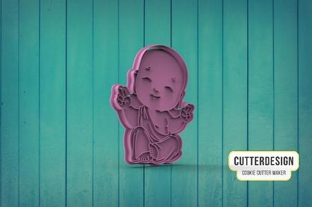 Baby Buddha Cookie Cutter M3
